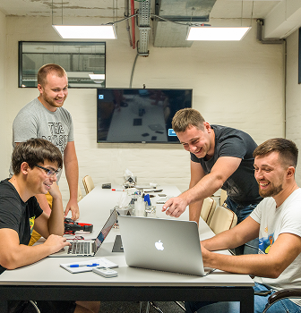 Team working together